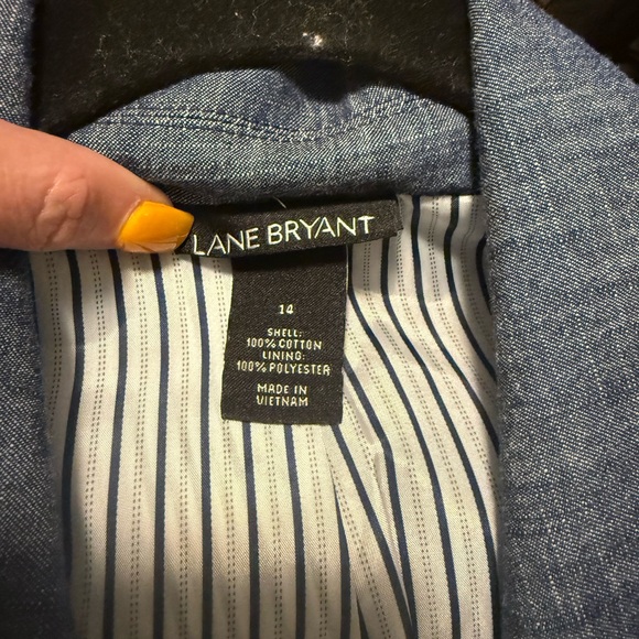 Lane Bryant Blue Denim Blazer - Picture 5 of 5